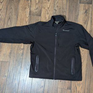 Men's Ariat Soft Shell Jacket Size XL western cowboy, rodeo brown